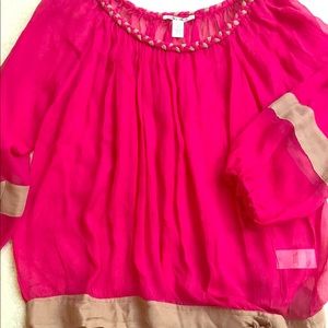 Lucky Brand sheer top